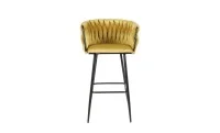 Scaun Bar KJC365 Mustar & Picioare Negre 3