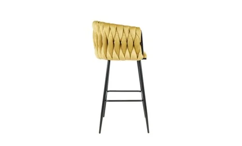 Scaun Bar KJC365 Mustar & Picioare Negre