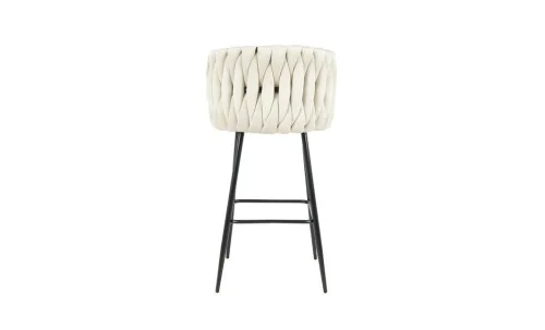 Scaun Bar KJC365 Bej & Picioare Negre