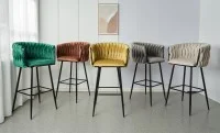 Scaun Bar KJC365 Maro & Picioare Negre 6
