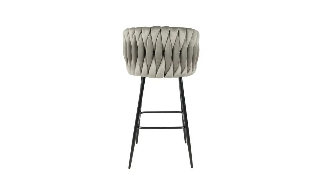 Scaun Bar KJC365 Gri & Picioare Negre 5