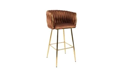 Scaun Bar KJC365 Maro & Picioare Aurii