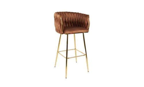 Scaun Bar KJC365 Maro & Picioare Aurii