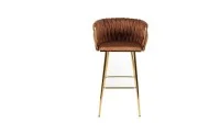Scaun Bar KJC365 Maro & Picioare Aurii 3