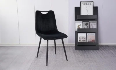 Scaun Living Tapitat KJC0358 Negru