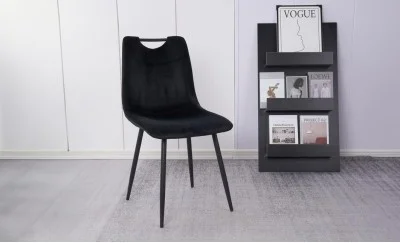 Scaun Living Tapitat KJC0358 Negru