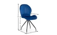 Scaun Living KJC0360 Albastru