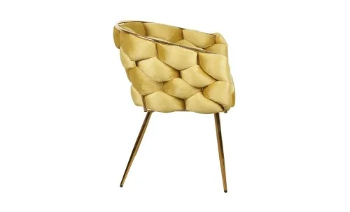 Scaun Living Tapitat KJC15 Mustar