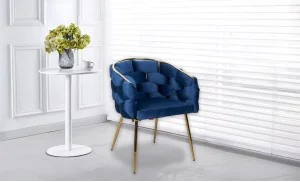 Scaun Living Tapitat KJC15 Albastru