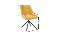 Scaun Living KJC4346 Galben