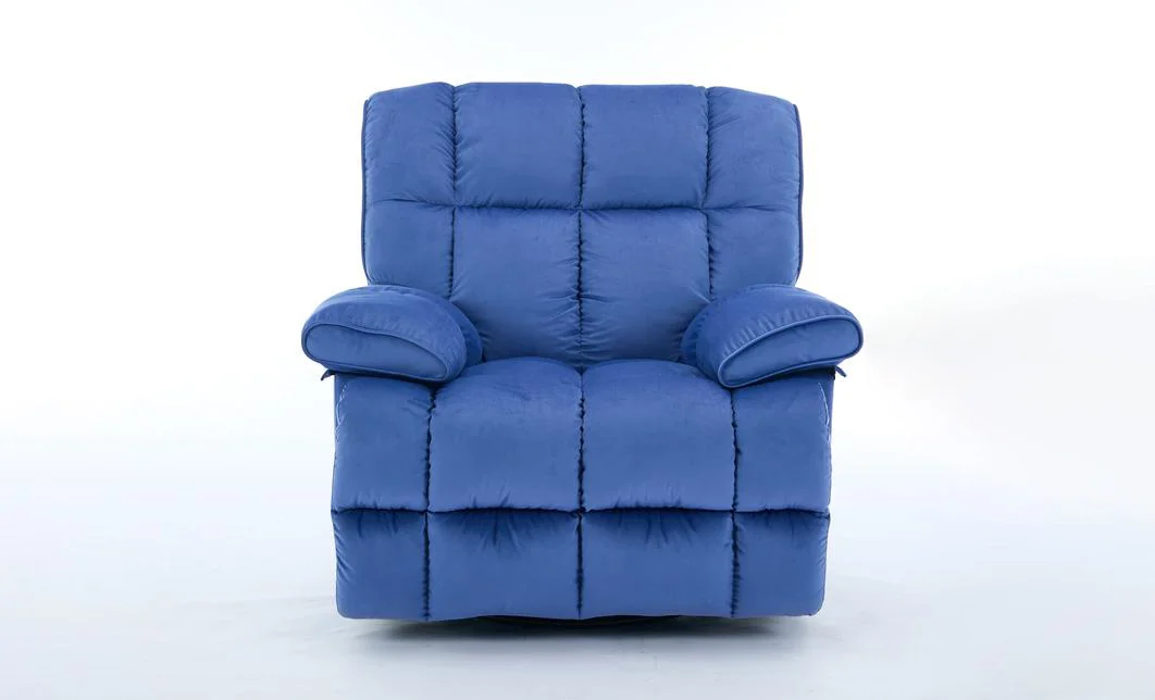 Fotoliu Rotativ cu Recliner Manual KJC4423 Albastru 6