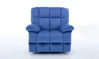 Fotoliu Rotativ cu Recliner Manual KJC4423 Albastru 6