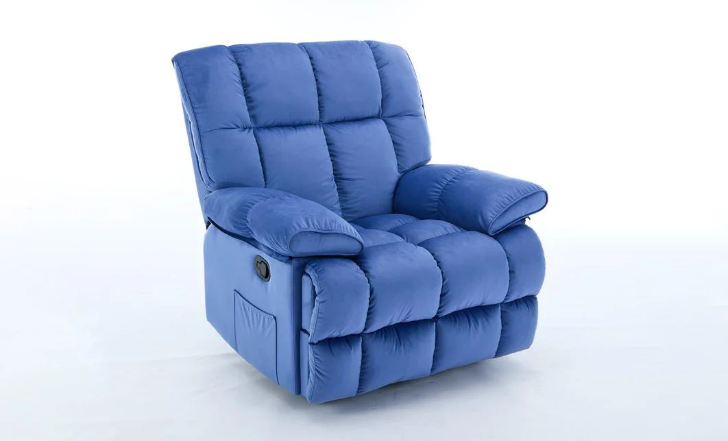 Fotoliu Rotativ cu Recliner Manual KJC4423 Albastru 7
