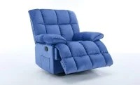 Fotoliu Rotativ cu Recliner Manual KJC4423 Albastru 4