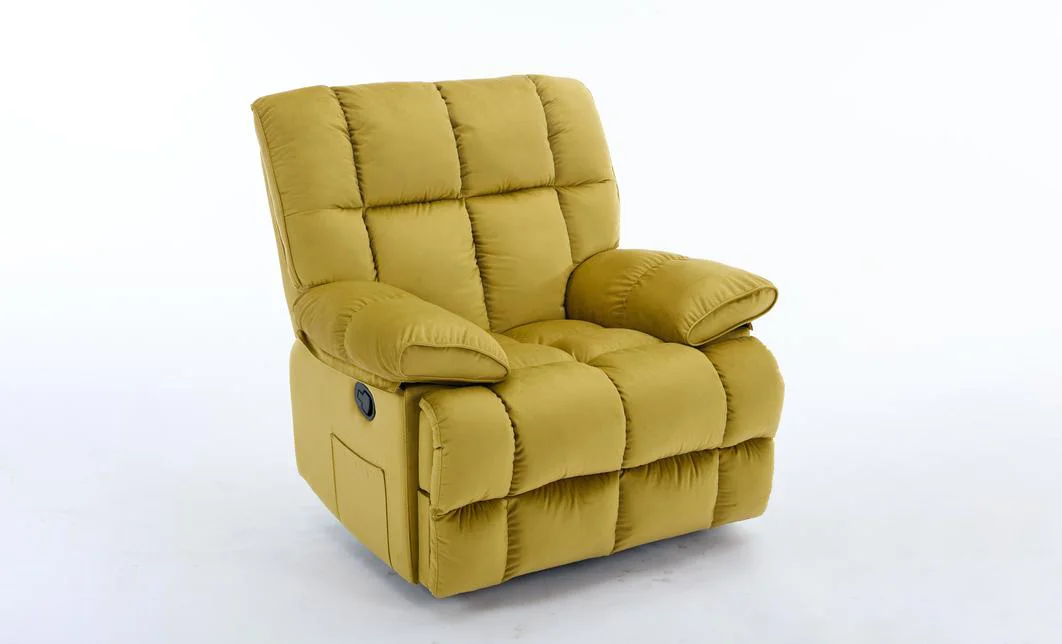 Fotoliu Rotativ cu Recliner KJC4423 Mustar 5