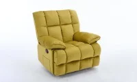 Fotoliu Rotativ cu Recliner KJC4423 Mustar 5