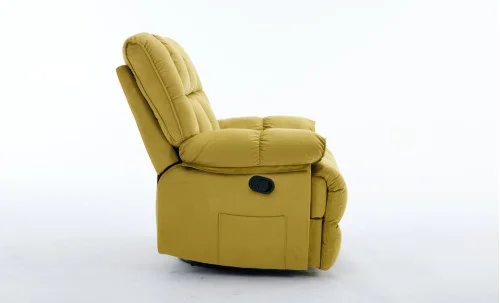 Fotoliu Rotativ cu Recliner KJC4423 Mustar