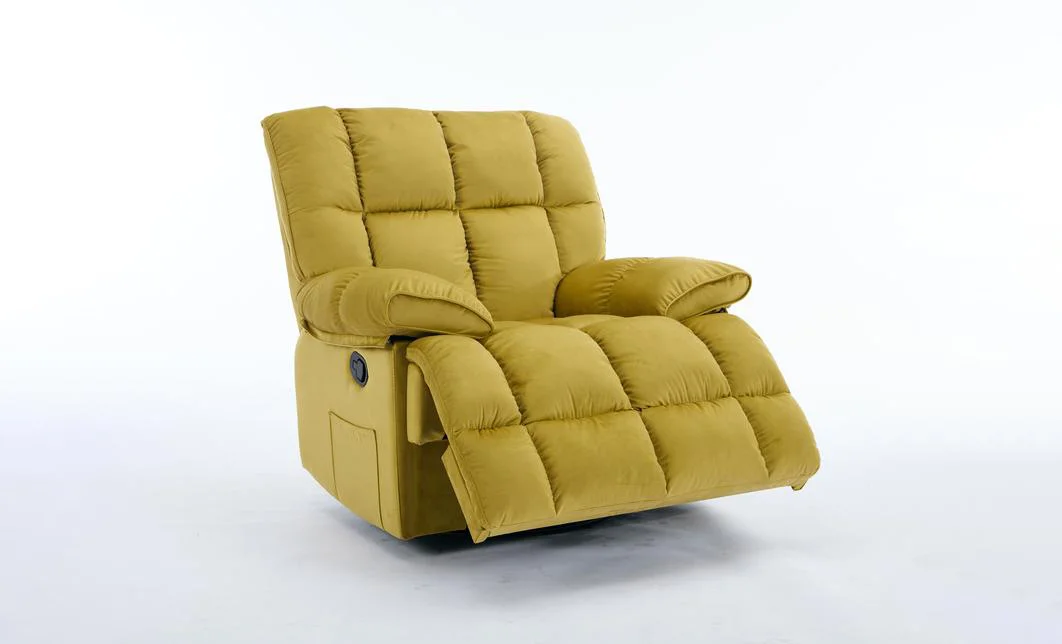 Fotoliu Rotativ cu Recliner KJC4423 Mustar 1