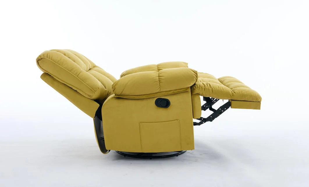 Fotoliu Rotativ cu Recliner KJC4423 Mustar 2
