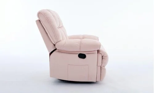 Fotoliu Rotativ cu Recliner KJC4423 Roz