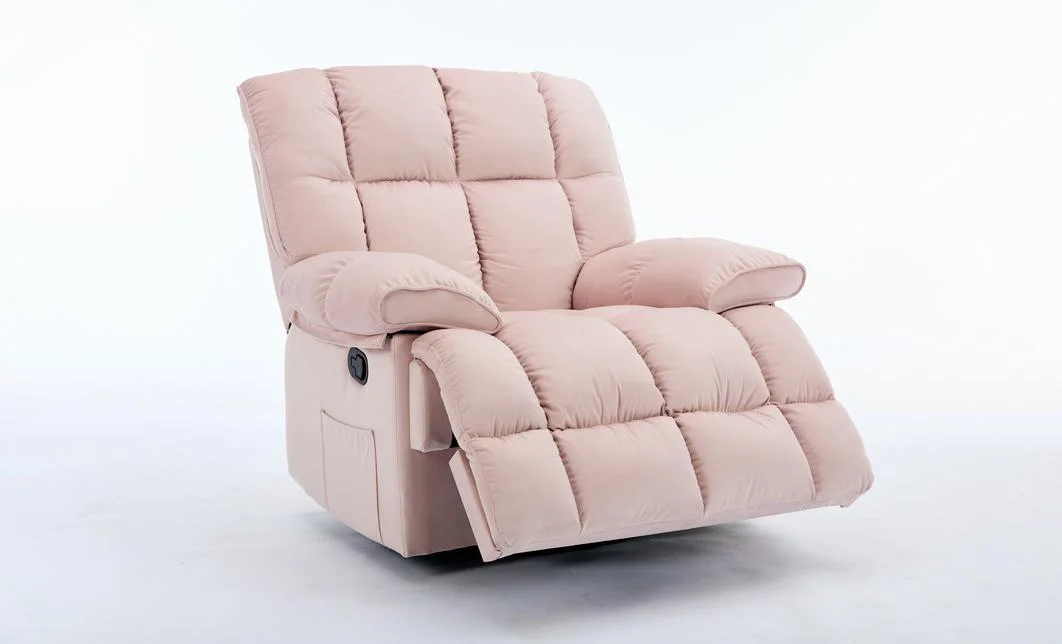 Fotoliu Rotativ cu Recliner KJC4423 Roz 2