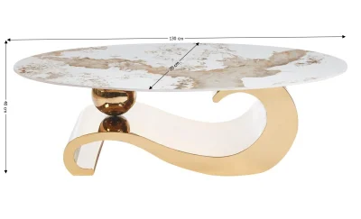 Măsuță Cafea KJCT5331 Pandora/Gold