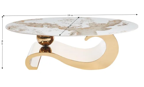 Măsuță Cafea KJCT5331 Pandora/Gold