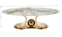 Măsuță Cafea KJCT5332 Pandora/Gold 2