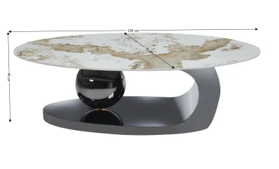 Măsuță Cafea KJCT5343 Pandora/Black