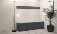 Cuier Hol Luca 14, Grafit/Verde menta - Manila 11