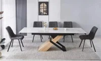 Masa Living Extensibila cu Blat Alb KJCT4713 4
