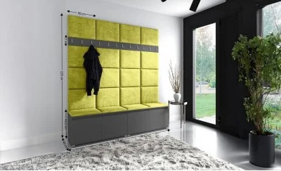 Cuier Hol Max 4, Grafit/Verde - Trinity 12