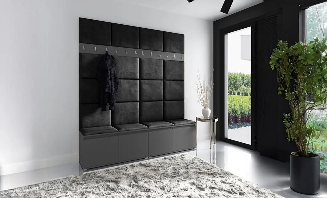 Cuier Hol Max 4, Grafit/Negru - Trinity 16