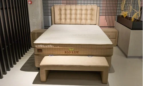 Set Pat cu Saltea si Somiera Bio Life 160x200