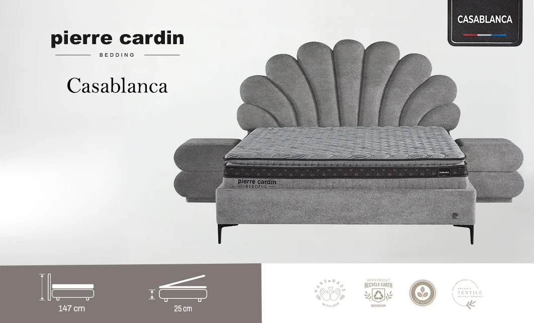  Pierre Cardin - Pat Tapițat Casablanca 160x200
