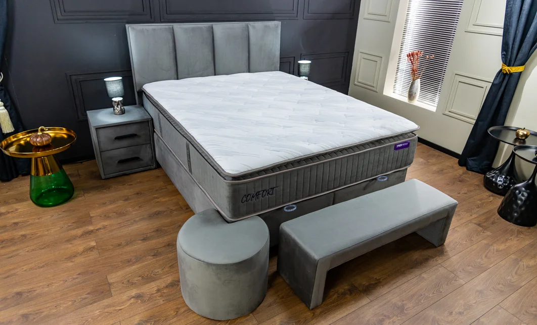 Pat Tapitat Confort PED Gri 180x200 3