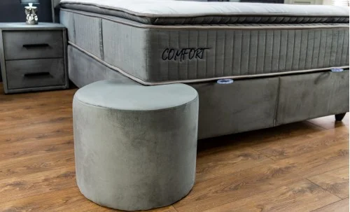 Pat Tapitat Confort PED Gri 160x200
