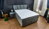 Pat Tapitat Confort PED Gri 180x200