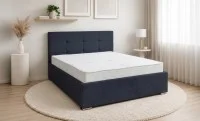 Set Pat Fresh cu Saltea și Somieră Rabatabilă, 140x200, Albastru Închis 