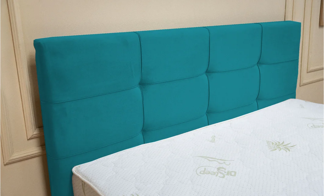 Set Pat Fresh cu Saltea Aloe Vera și Somieră Rabatabilă, 180x200, Turcoaz  5