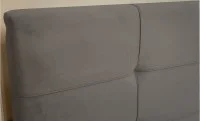 Pat Tapitat Fresh, Gri Închis/Somieră rabatabilă 180x200 7