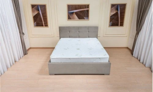 Set Pat Fresh cu Saltea Aloe Vera și Somieră Rabatabilă, 140x200, Ecru Închis 