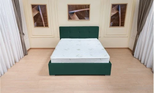 Set Pat Fresh Aloe Vera cu Saltea și Somieră Rabatabilă, 180x200, Verde Smarald 