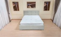 Set Pat Fresh cu Saltea Aloe Vera și Somieră Rabatabilă, 160x200, Gri Deschis  4