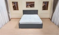 Set Pat Fresh cu Saltea Aloe Vera și Somieră Rabatabilă, 140x200, Grafit  4