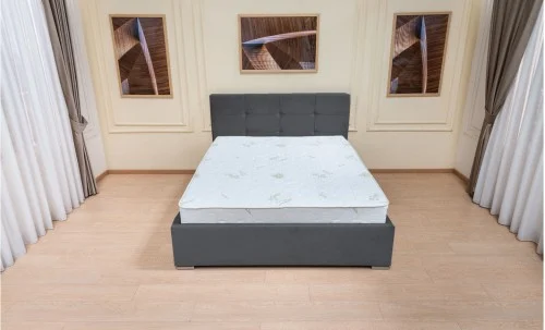 Set Pat Fresh cu Saltea Aloe Vera și Somieră Rabatabilă, 140x200, Grafit 