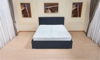 Set Pat Fresh cu Saltea și Somieră Rabatabilă, 140x200, Albastru Închis  4