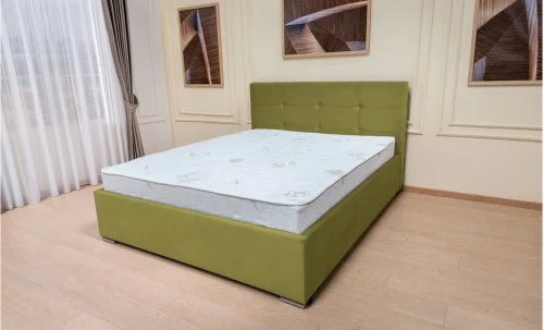 Set Pat Fresh cu Saltea Aloe Vera și Somieră Rabatabilă, 180x200, Verde Olive 