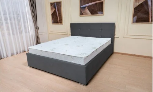 Set Pat Fresh cu Saltea Aloe Vera și Somieră Rabatabilă, 140x200, Grafit 