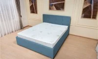 Set Pat Fresh cu Saltea Aloe Vera și Somieră Rabatabilă,140x200, Albastru 7